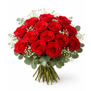 12 Red Rose Bouquet
