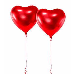 Red Heart Foil Balloon – 18"